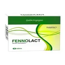 Galactgogue Fennolact 610Mg Fenugreek 30 Tablets