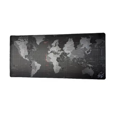 Mousepad 1Esport 40×90cm – Black World Map Edition