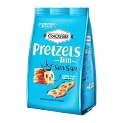 Crackers Pretzels Thin Sea Salt 200 Gm