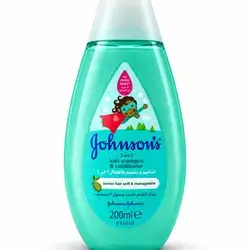 Johnsons 2-in-1 kids shampoo & conditioner 200ml