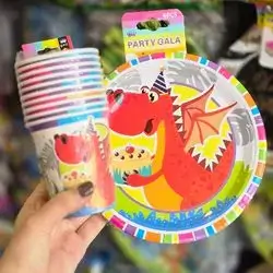 disposable paper plate & cup