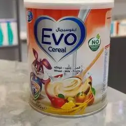 EVO CEREAL WHEAT - MILK - FRUITS 6+MONTHS 400G