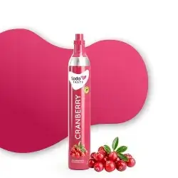 SodaTASTE Raspberry CO₂ Cylinder – Sugar-Free