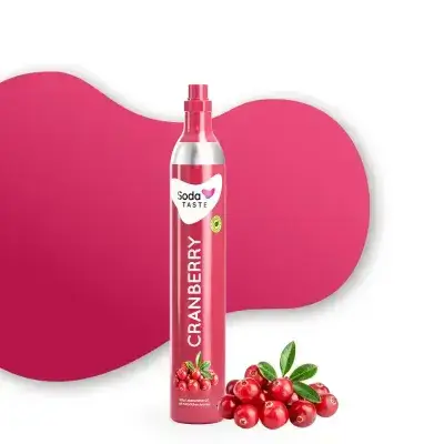 SodaTASTE Raspberry CO₂ Cylinder – Sugar-Free