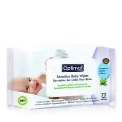 OPTIMAL SENSITIVE BABY WIPES 72WIPES