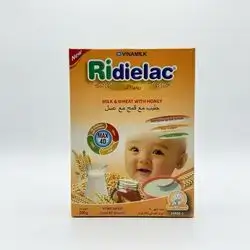 Ridielac infant cereal from 6 month milk& wheat with honey 200g