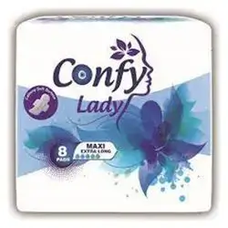 Confy Lady Wom Pads Maxi Ex/long X8