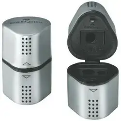 Sharpener Triple Grip Silver