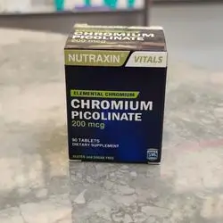 chromium picolinate 200mcg 90tablets  gluten and sugar free 