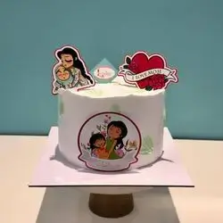 vanilla cake decoration 3