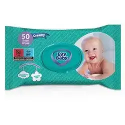 EVY Baby Wet Wipes Wet wipes for children 50 pcs Creamy