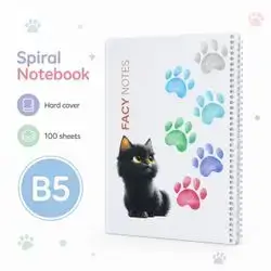 Hardcover Spiral Notebook – B5 | 100 Sheets