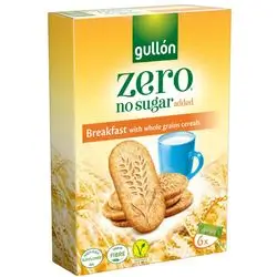 Gullon ZERO No Added Sugar WHOLE GRAINS BREAKFAST Biscuits 216G