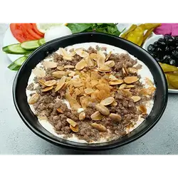 Hummus Fatteh with Meat Plate