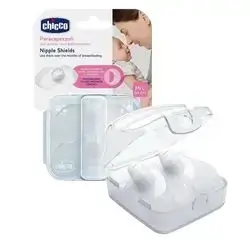 Chicco Nipple Shields (M/L-2pcs)use them over the months of breast feeding