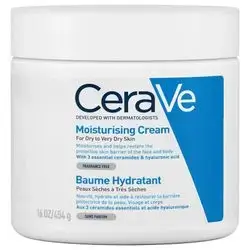 سيرافي كريم مرطب للبشرة الجافة 454g//CeraVe Moisturising Cream | 454g/16oz | Daily Face, Body & hand Moisturiser for Instant & Long-Lasting Hydration