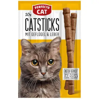 Perfecto Cat 10 pieces cat sticks - poultry, liver 10 pcs
