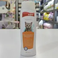 Bioline multi-coloured hair shampoo for cats 200ML
