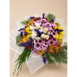 Mixed Chrysanthemum and Baby Rose Bouquet