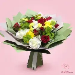 Bouquet Flowers- Yellow&White&Red