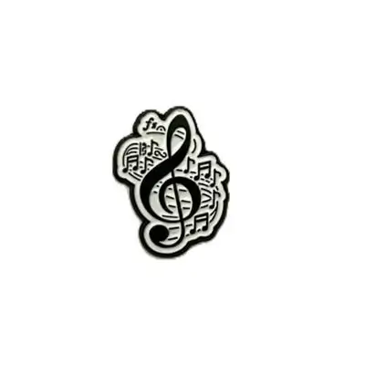 Musical Note Metal Sticker