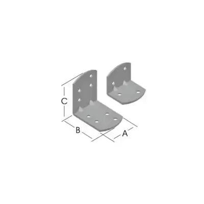 Round Head Profile Angle 90° 30X105X105