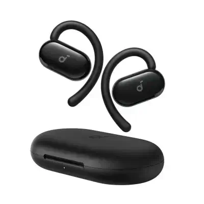 Anker SoundCore V20i Open-Ear Earbuds With 4 Mics, Up to 36 Hours, Black