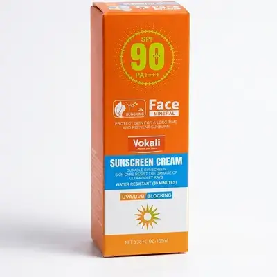 Vokali Mineral Face Sunscreen Cream SPF 90 PA++++