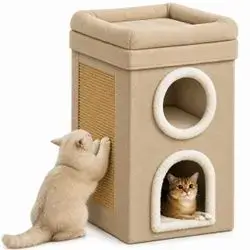 Cat Scratcher & Bed 62cm
