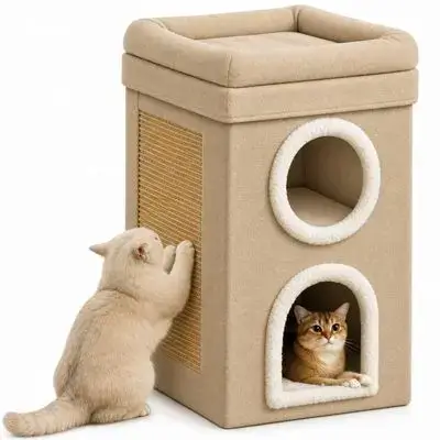 Cat Scratcher & Bed 62cm