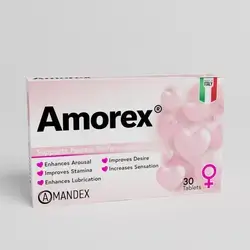 Amorex for women 30 tablets made in italy