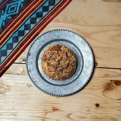 بریانی بە گۆشتی نەرمەی گۆلکی خۆماڵی