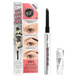 Goof Proof Brow Pencil Mini 2 Warm Golden Blonde 0.17 g _ Benefit