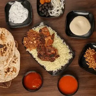 Half Boneless Grilled Chicken with Rice
