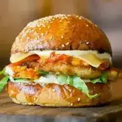 Golden Chicken Burger