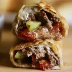 Cheese Meat Shawarma