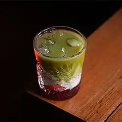 Strawberry Matcha Latte