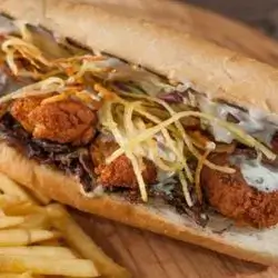 Falafel With Long, Circular Samoon
