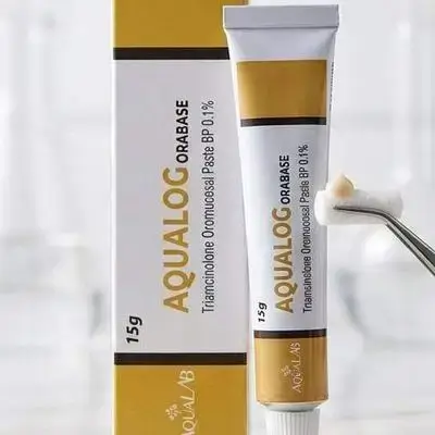 AQUALOG Orabase Triamcinolone Oromucosal Paste BP 0.1%