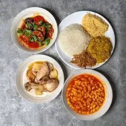 Rice And Boiled Chicken