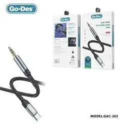Go-des Usb-c Male To 3.5 Male Audio Cable Phone Notebok Computer Speaker Car