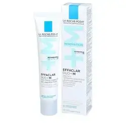 La Roche-Posay Effaclar Duo+M, Anti-Breakout Corrective Gel Moisturiser With Salicylic Acid & Niacinamide, Anti-Imperfections Triple Corrective Care, For Oily Blemish-Prone Skin, 40Ml