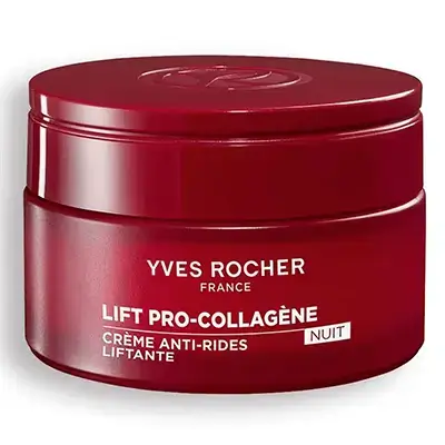Anti-wrinkle Night Cream With Hyaluronic Acid And Collagen 50 Ml