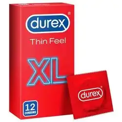 Durex THIN Feel XL 12 CONDOMS