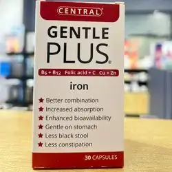gentle plus b6+b12+folic acid +cu+zn