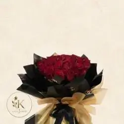 Red Table Flower Arrangement
