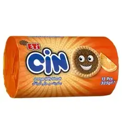 Eti cin orange jelly biscuit 325g