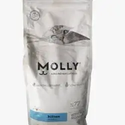 Dry Cat Food Called Molly Kitten & Mother With Chicken Flavor