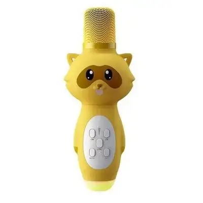 K6 Portable Wireless Karaoke Microphone – Pink / Grey / Blue / Yellow