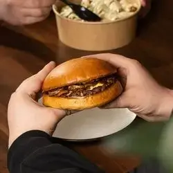 Swiss Mushroom Burger